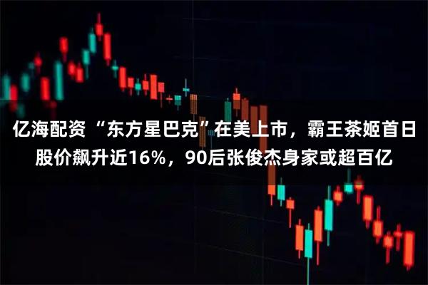亿海配资 “东方星巴克”在美上市，霸王茶姬首日股价飙升近16%，90后张俊杰身家或超百亿