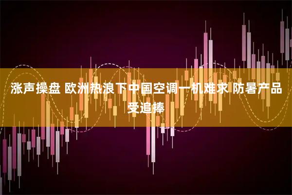 涨声操盘 欧洲热浪下中国空调一机难求 防暑产品受追捧